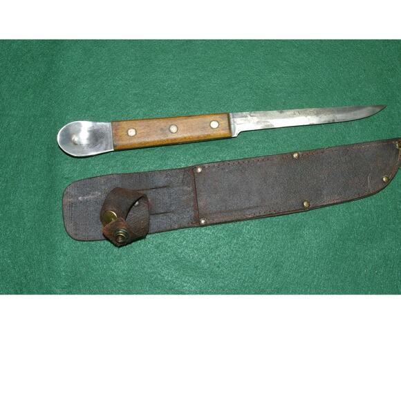 Vintage Rare Old Hickory 13" Fishing Knife with Spoon - Picture 1 of 10